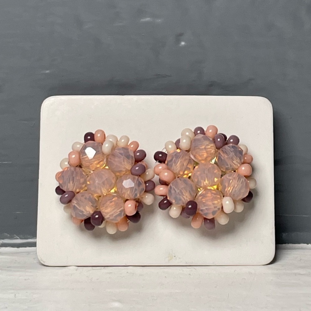 Huichol Beaded Stud Earrings